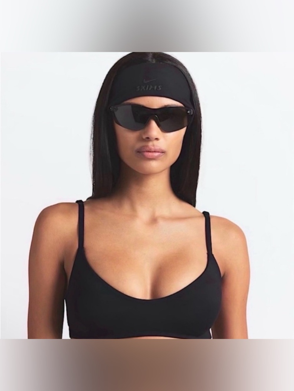 SKIMS x Nike Black Obsidian Headband NWT Brand New